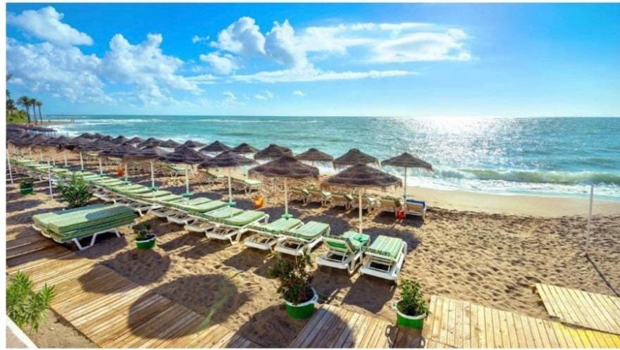 Апартаменты Precioso Apartamento Frente Al Mar Benalbeach Бенальмадена Экстерьер фото